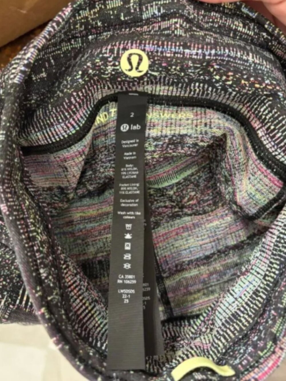 lululemon lab Jacquard High-Rise Training Tight 28" NWT - Picture 8 of 10